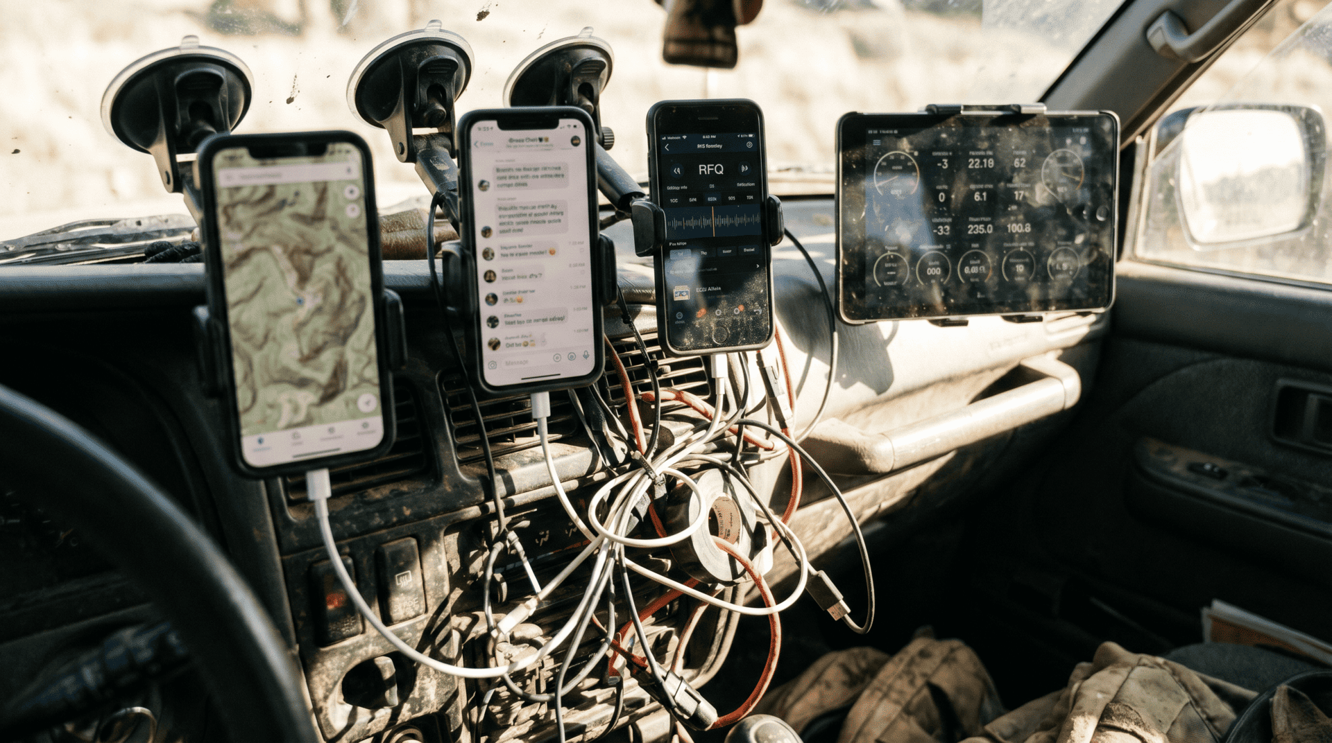 XPDR replaces the clutter with a single, ruggedized platform built for the way you actually drive.